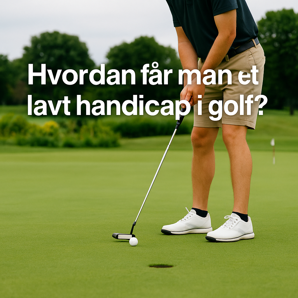 Hvordan får man et lavt handicap i golf?
